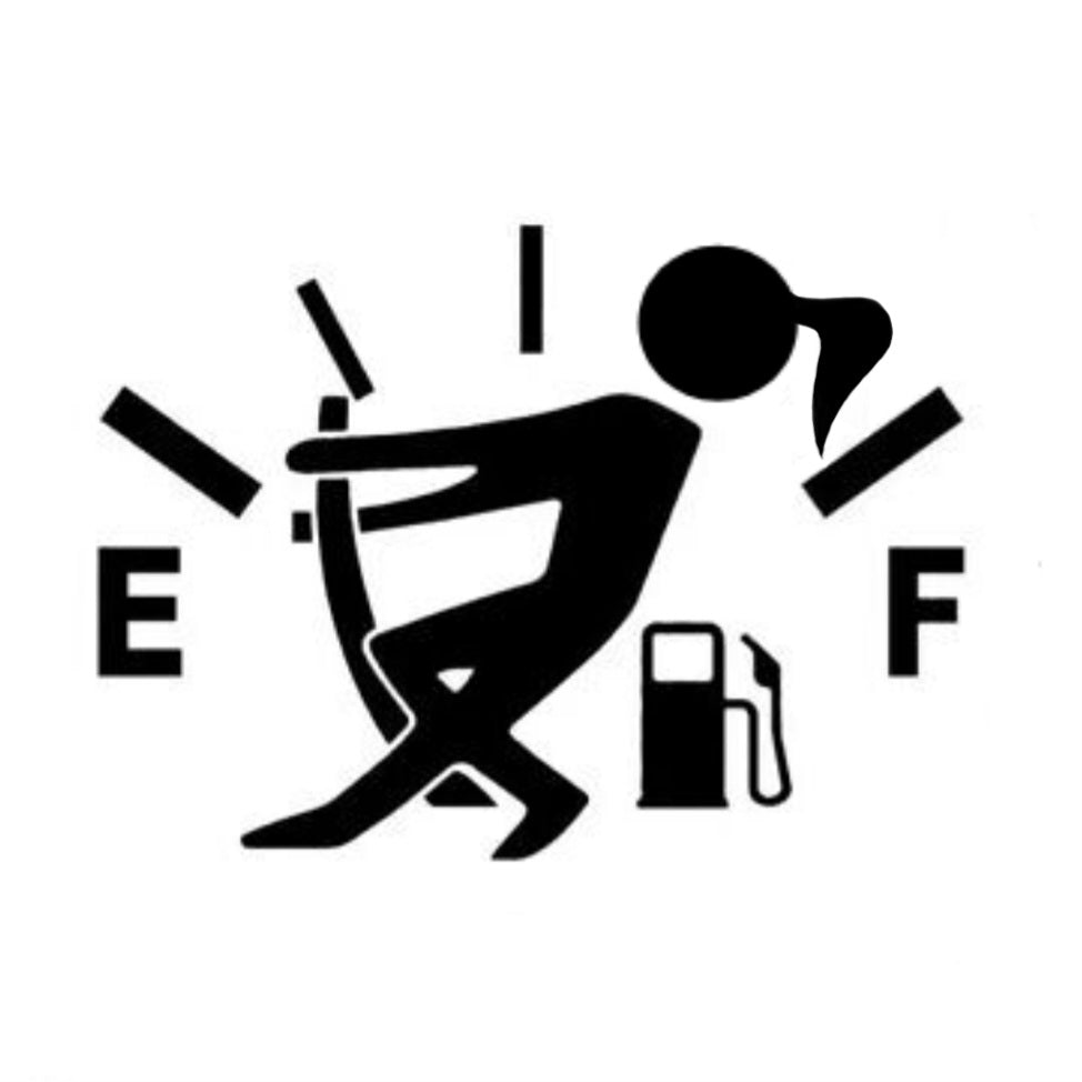 Fight Empty Gas (Female) Decal