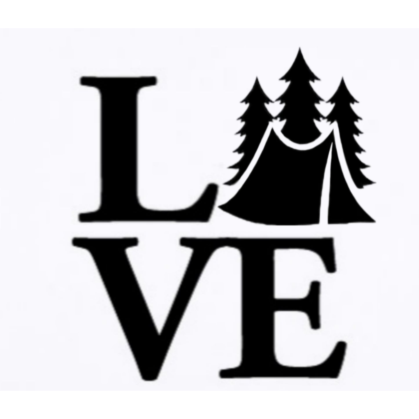 Love for Camping Decal
