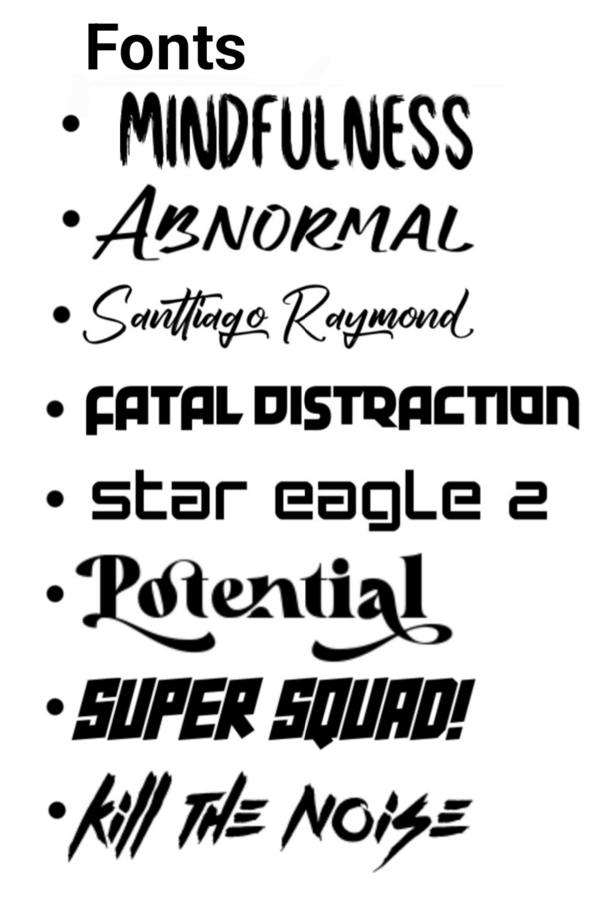 Custom Mini Decal Designs