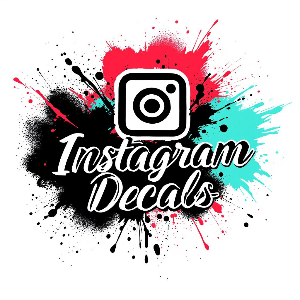 Instagram Handle Decal