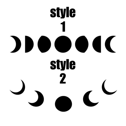 Moon Phases Decals